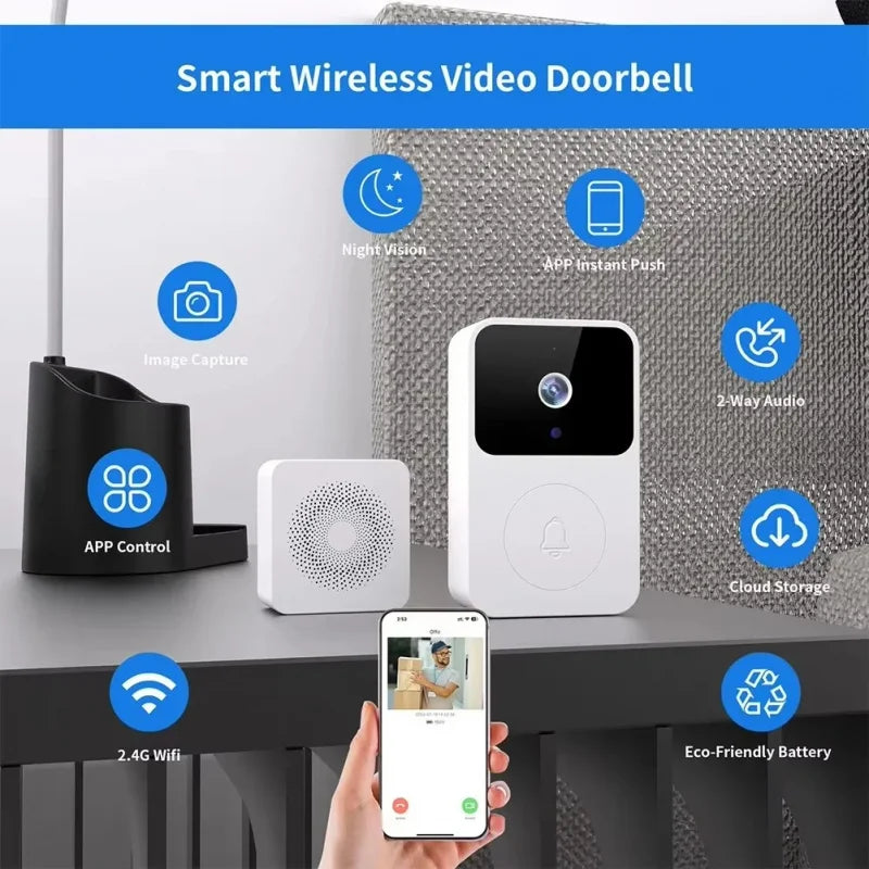 Mini WiFi video doorbell