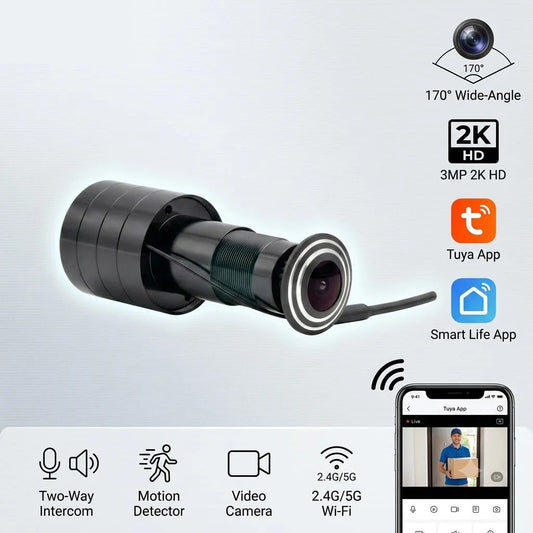 Smart door viewer camera - photo 1