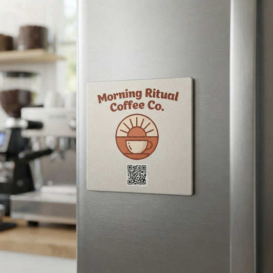 WiFi QR Code Magnet – Countertop or Fridge