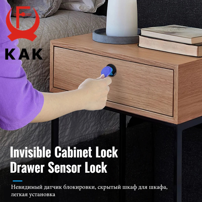 Invisible RFID Lock for Lockers and Drawers – Card Access – photo 2