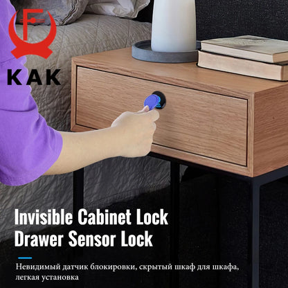 Invisible RFID Lock for Lockers and Drawers – Card Access – photo 2