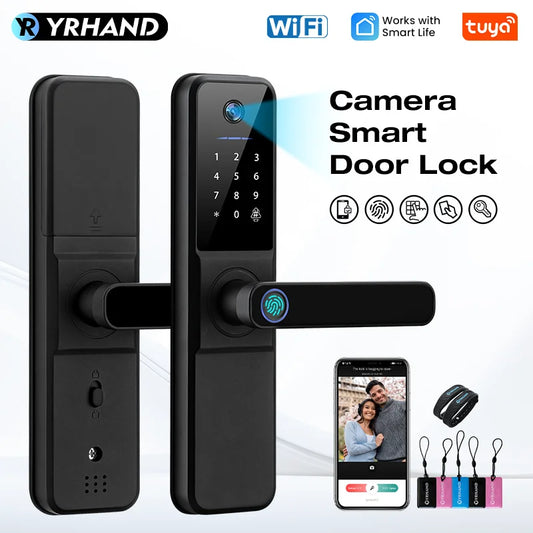 YRHAND H01 Smart Lock with Biometric Camera and Fingerprint