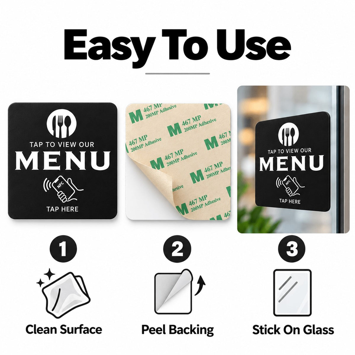 NFC215 programmable Google review card