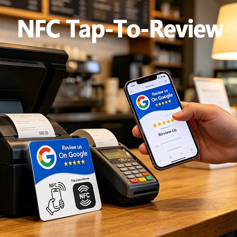 NFC Google review card