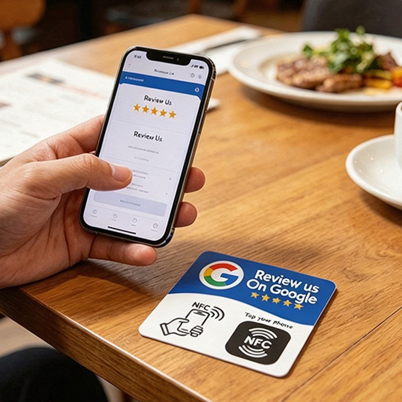 NFC Google review card
