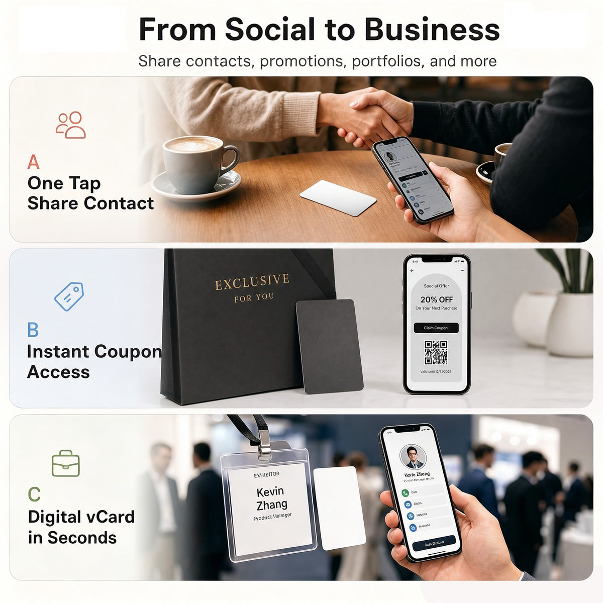 NFC digital business card