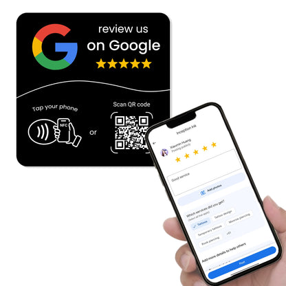 Multilingual NFC tag with dynamic QR