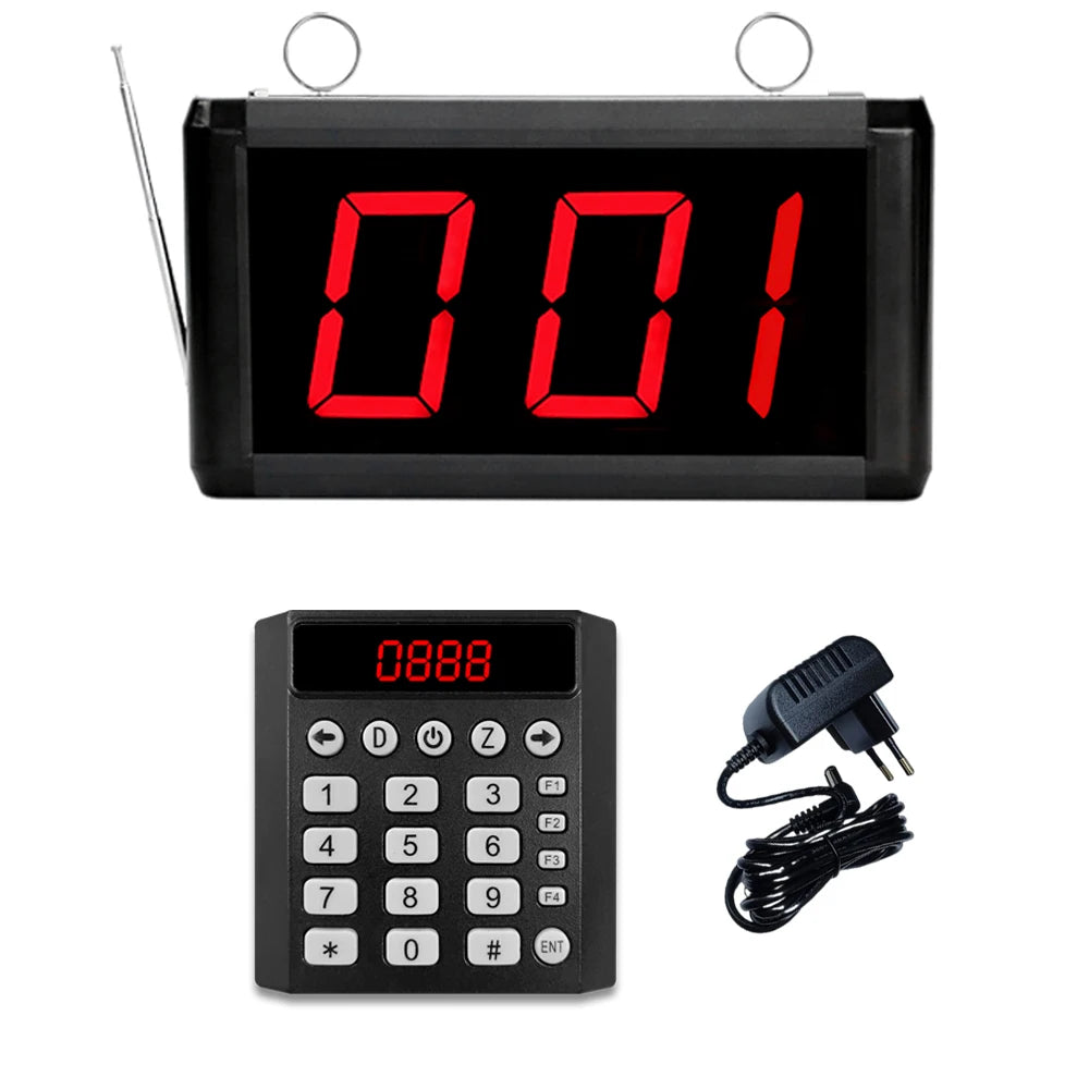 Queue Management System with Voice Number Call
