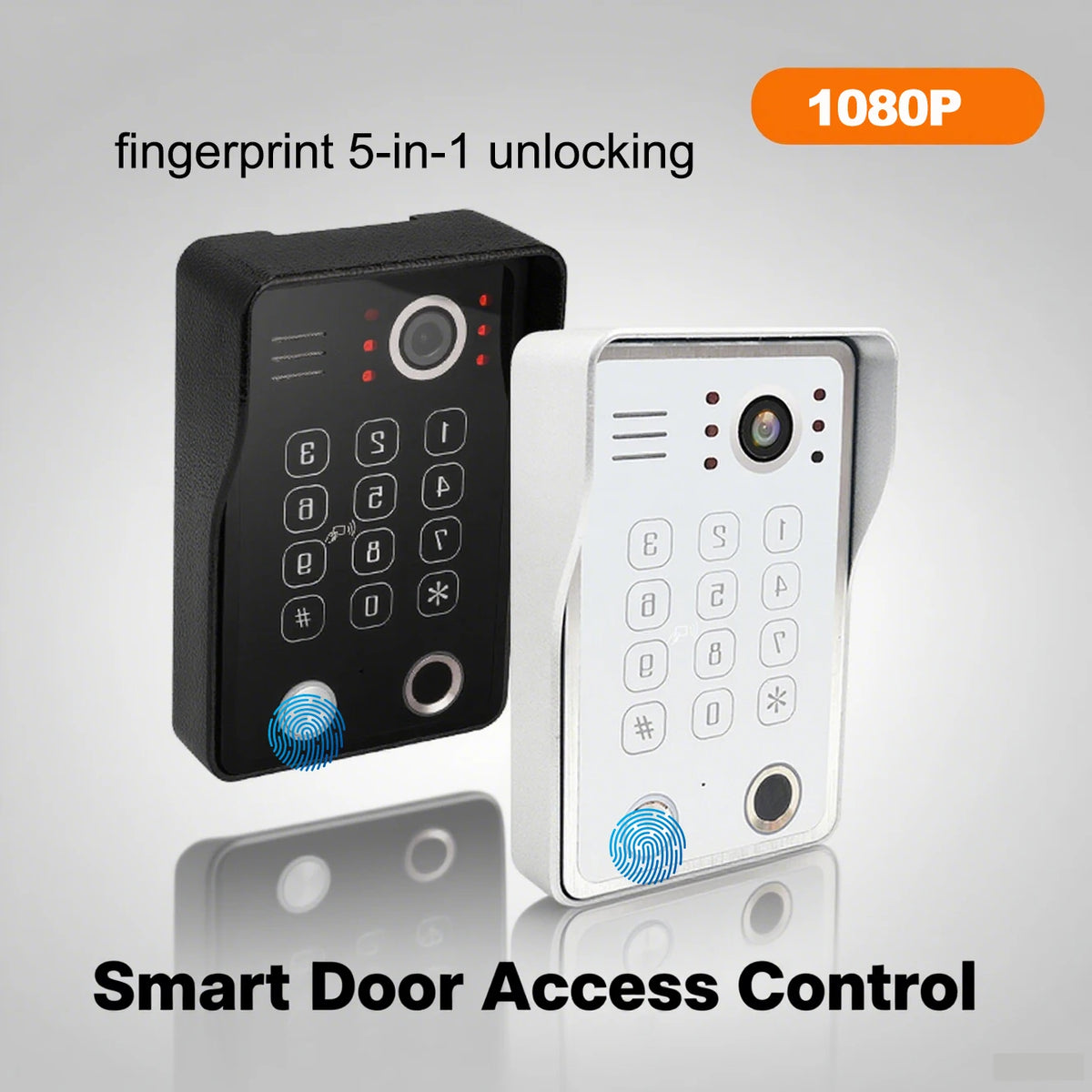 5-in-1 Video Intercom with Fingerprint and Touch Screen – photo 2