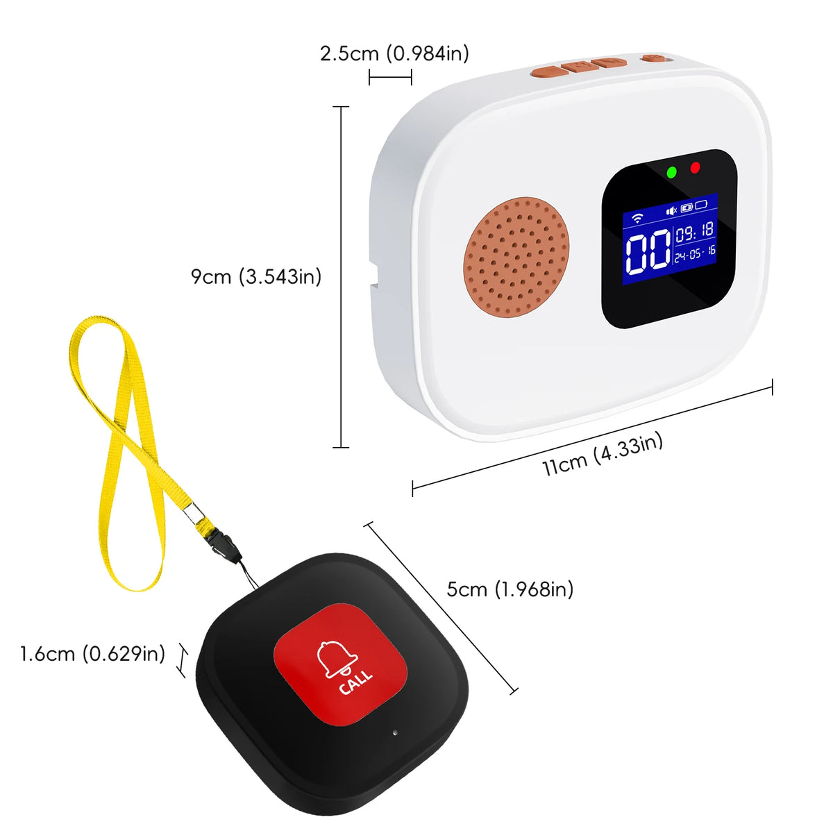 WiFi waiter call button – app notification on phone