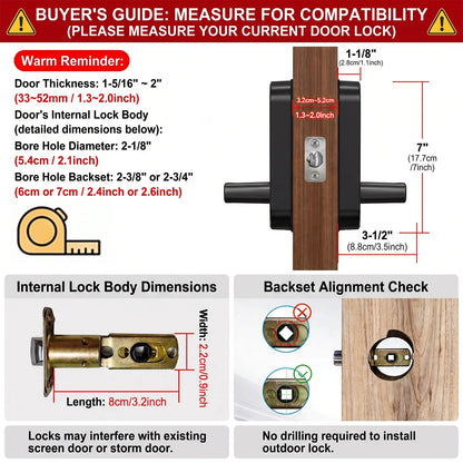 Fingerprint Smart Lock WiFi/NFC with touchscreen – photo 2