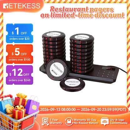 RETEKESS TD163 waiter call system