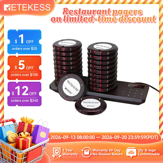 RETEKESS TD163 waiter call system