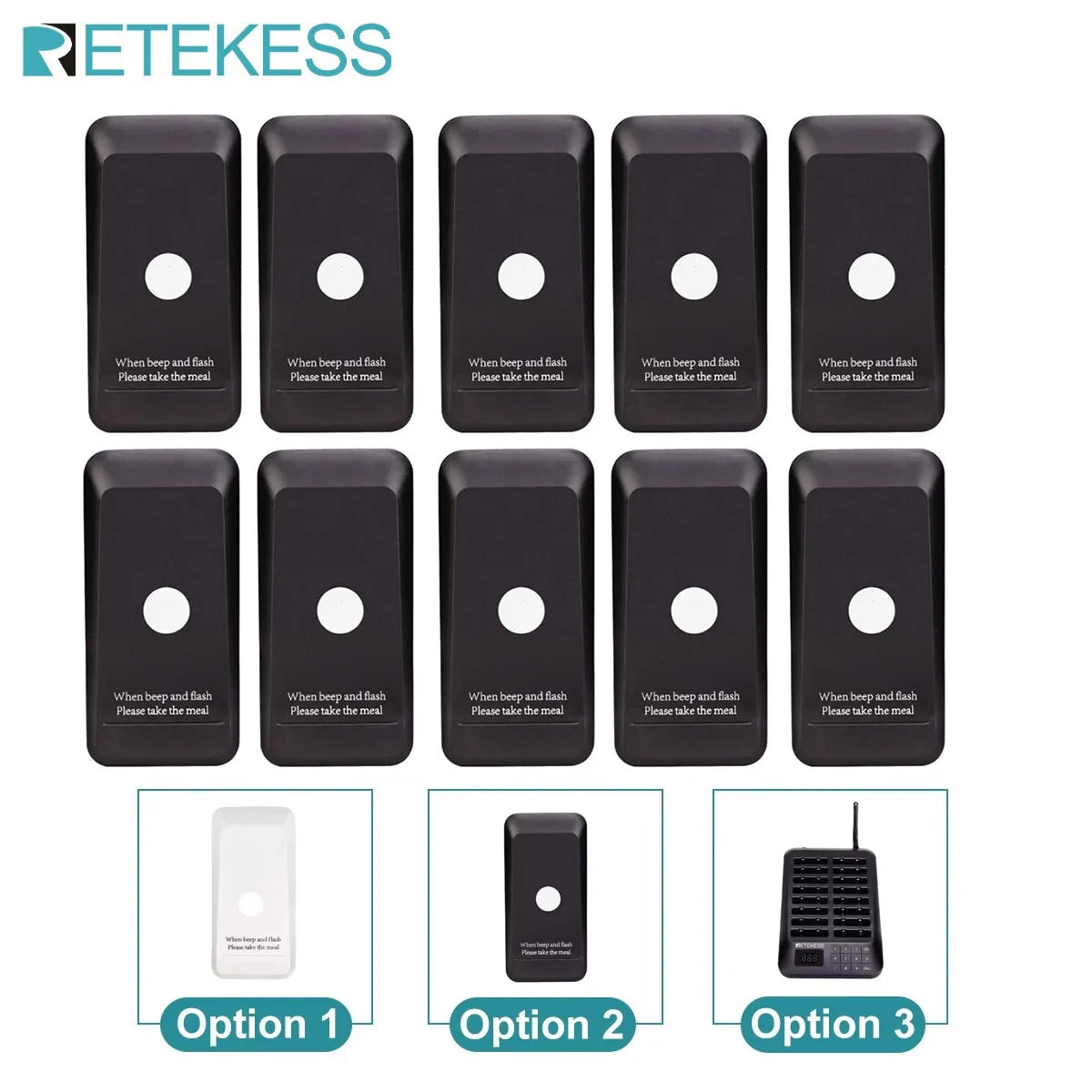 Spare Pager for RETEKESS TD157 System, Extra Receiver