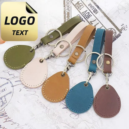 Crazy Horse Leather Keychain for AirTag – photo 3