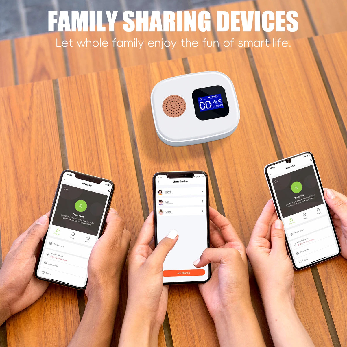 WiFi waiter call button with display – app alerts for hotels and restaurants