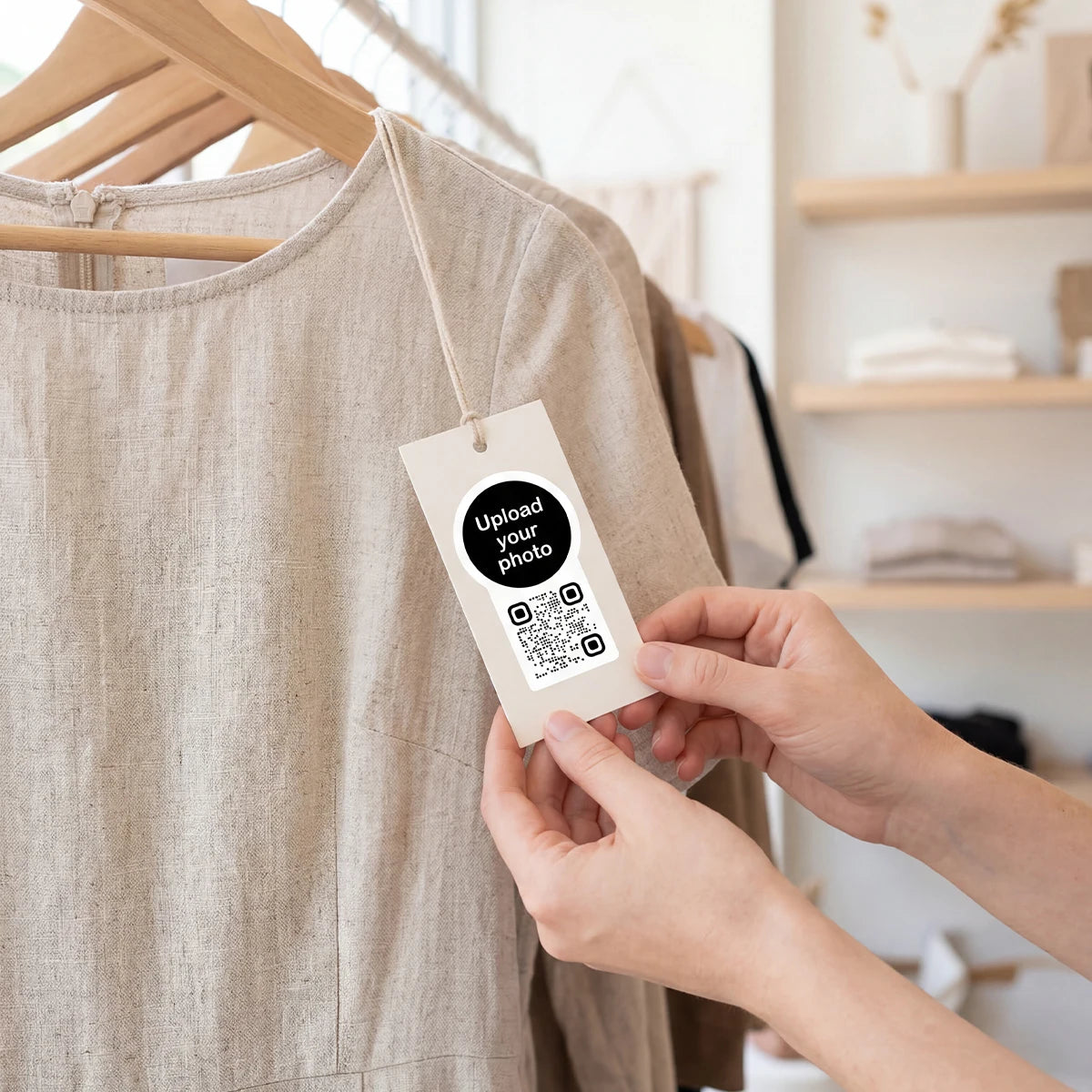 Custom Minimal QR Code Stickers
