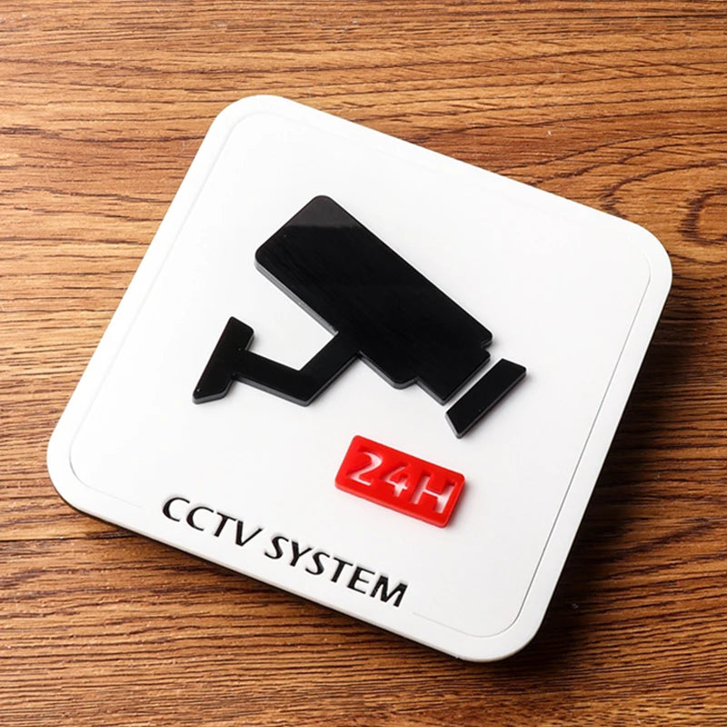 Acrylic Sign – CCTV System