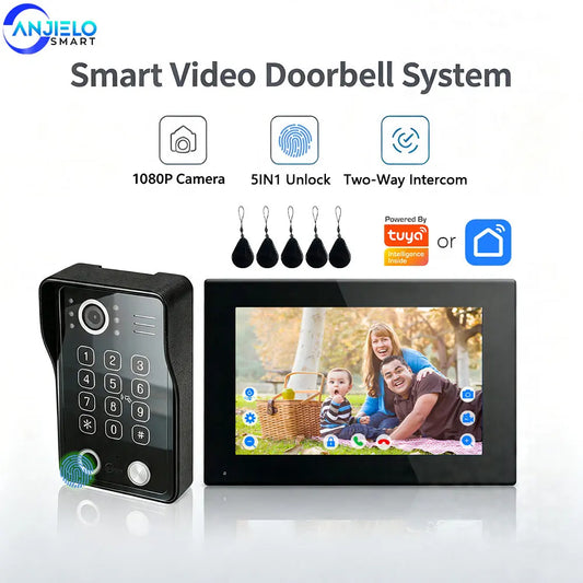 5-in-1 Video Intercom with Digital Photo Frame and Music Player
