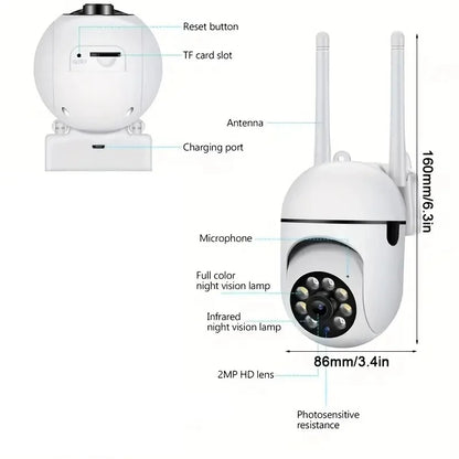 360 degree WiFi security camera – remote control app