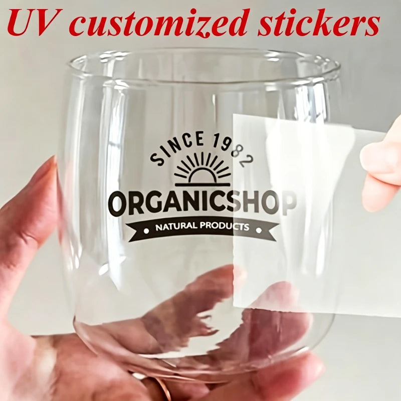 Pegatinas UV DTF personalizadas – 50 unidades