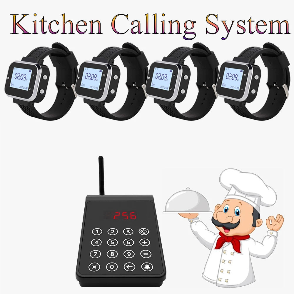 Kitchen-to-Floor Call System – Dish Ready Alert