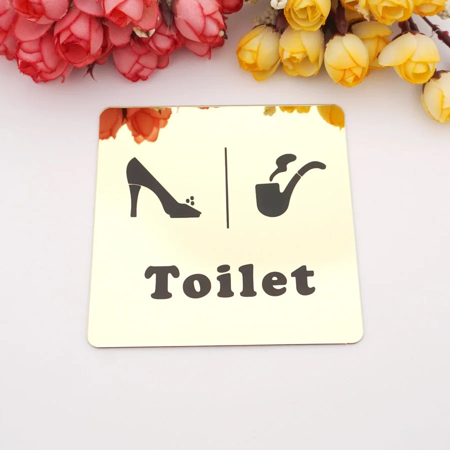 3D Mirror Sticker – No Smoking, Silver