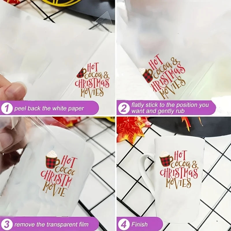Pegatinas UV DTF personalizadas – 50 unidades