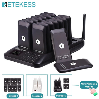 RETEKESS TD157 waiter call system with 16 buttons