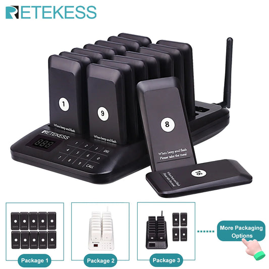 RETEKESS TD157 waiter call system with 16 buttons