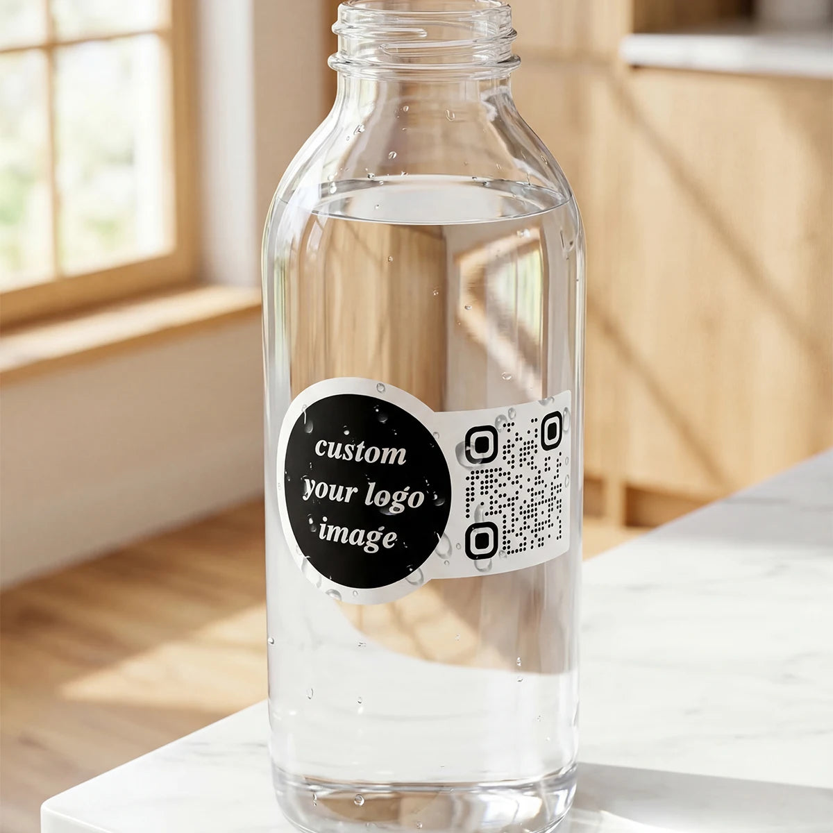 Custom Minimal QR Code Stickers – photo 2