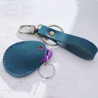 Crazy Horse Leather Keychain for AirTag – photo 4