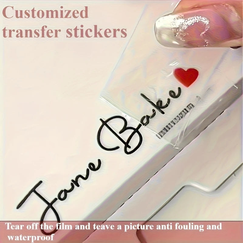 Pegatinas UV DTF personalizadas – 50 unidades